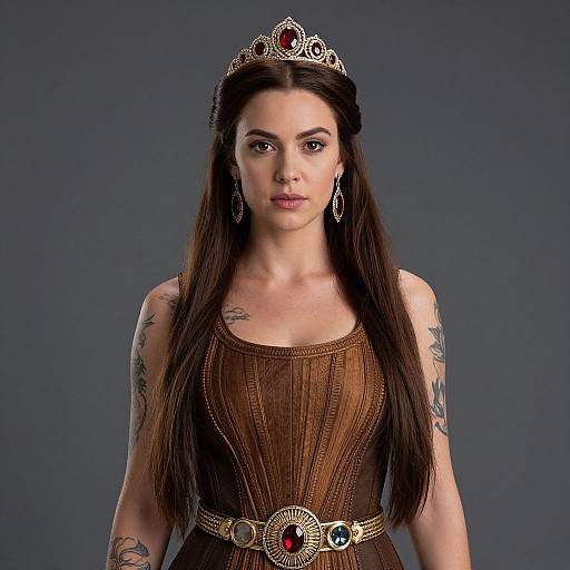 Padmé Amidala on Tatooine Realistic Portrait