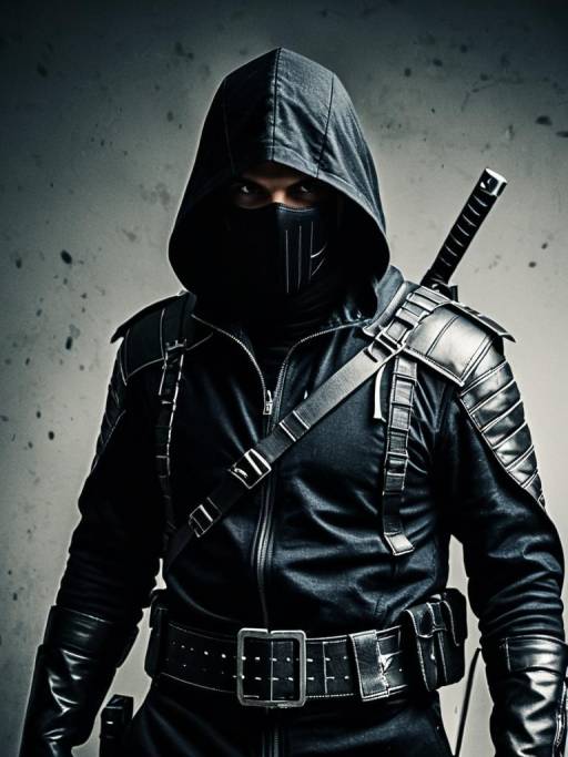 Man in Modern Assassin Costume