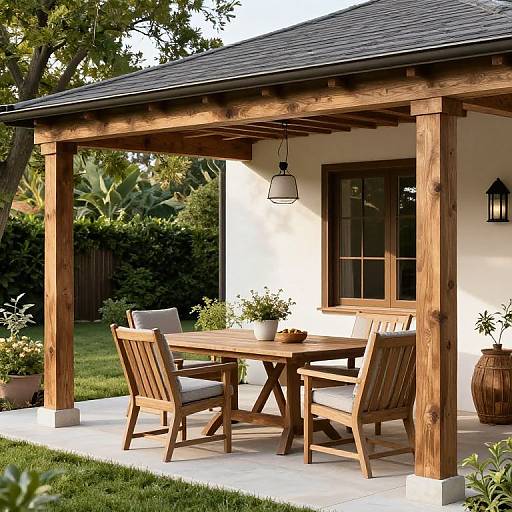 Modern French Country Patio Design