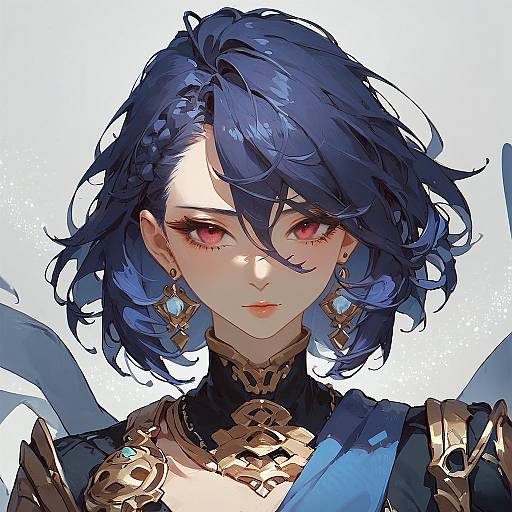 Mystic Solo Anime in Desert Dunes