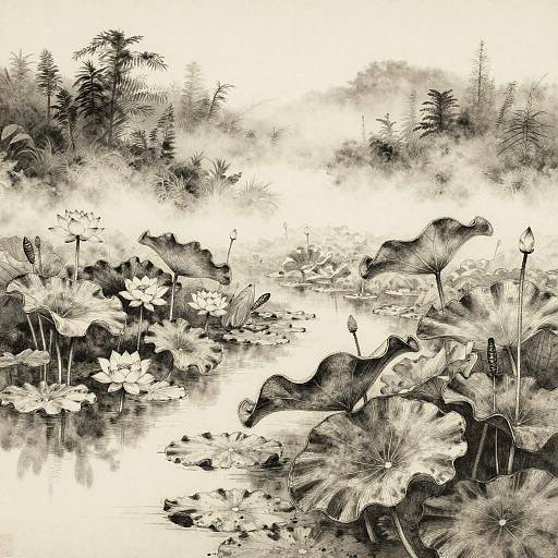 Misty Valley Floating Lotus Garden