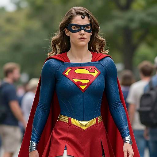 Photorealistic Female Superhero Costume Design