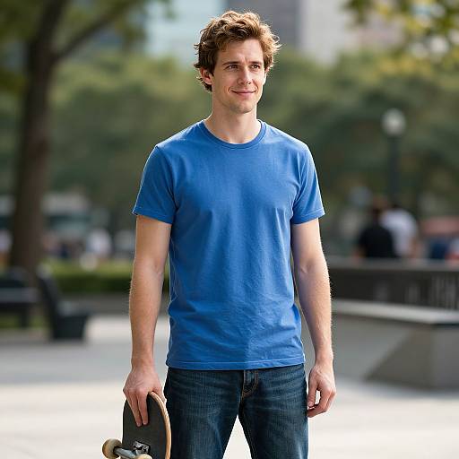 Megamind Human Skateboard Portrait