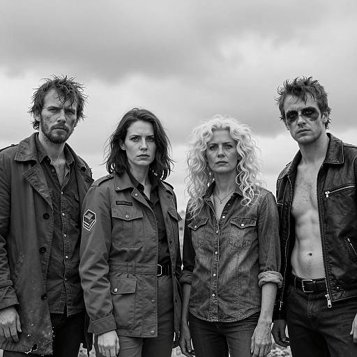 Dramatic Black-and-White Portraits