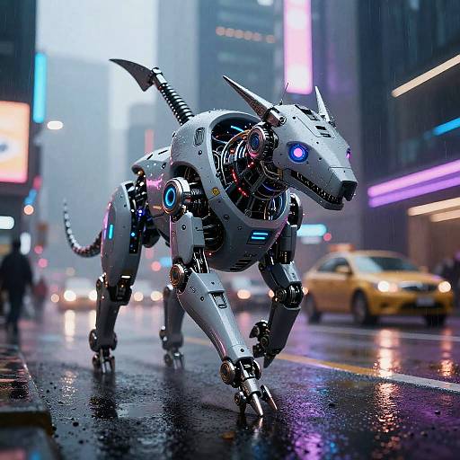 Cyberpunk Futuristic Robot Animals