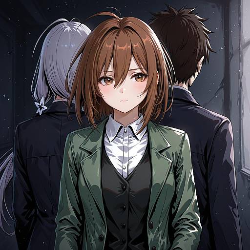 Illustration of Harada mutei, saibou shinkyoku in the style of Sakiyamama