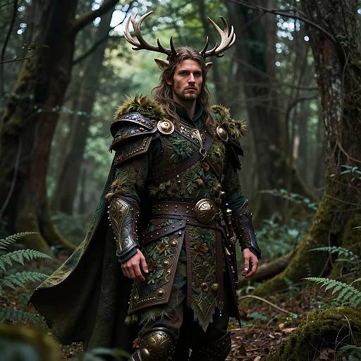 Forest Warden in Nature Armor