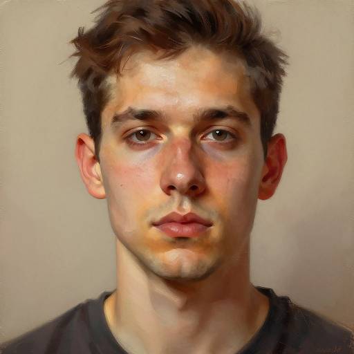 AI Stylized Digital Oil Portrait