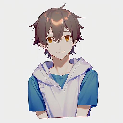 Illustration of Amamiya hibiya, kagerou project in the style of Yamakawa