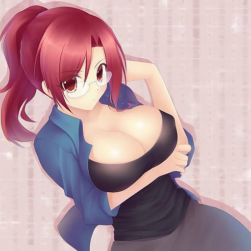 Illustration of Aozaki touko, kara no kyoukai in the style of Obiwan