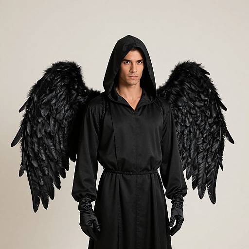 Dark Fallen Angel Costume Solo