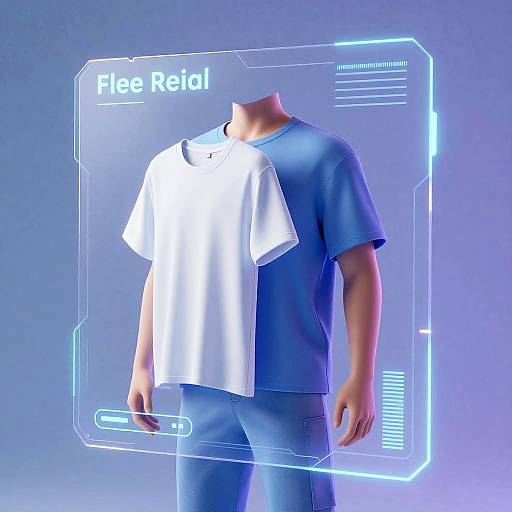 Futuristic AI Clothes Removal Interface
