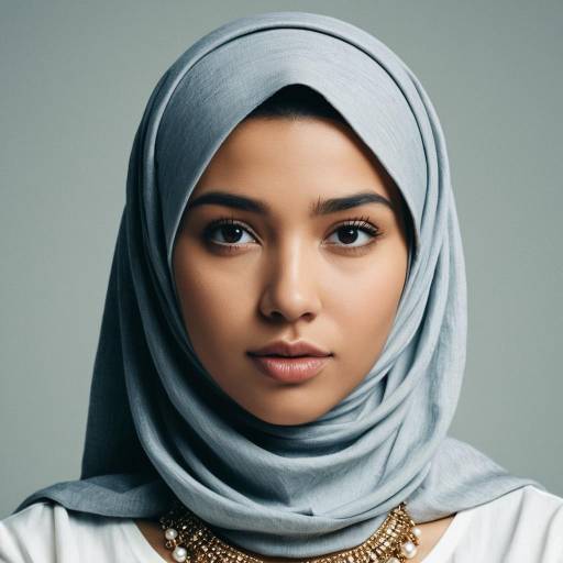 Portrait of Young Woman Wearing Hijab