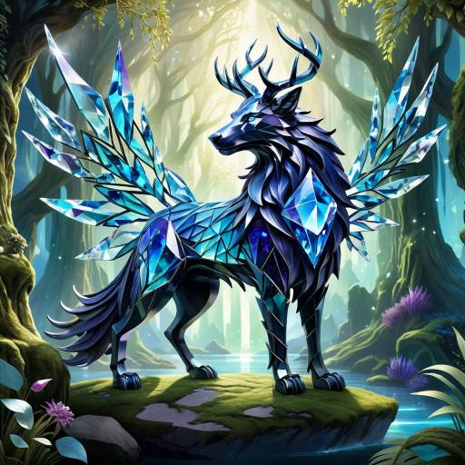 Enchanted Crystal Creature Artwork Enchanted Crystal Creature Artwork