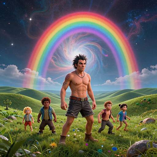 Nimerigar Figures in Psychedelic Valley