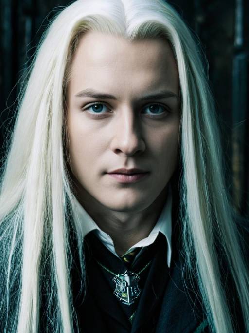 Man in Lucius Malfoy Costume Close-Up
