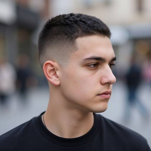 Candid Urban Portrait with Low Fade