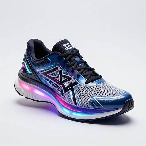 Hyper-Realistic Cyberpunk Running Shoe
