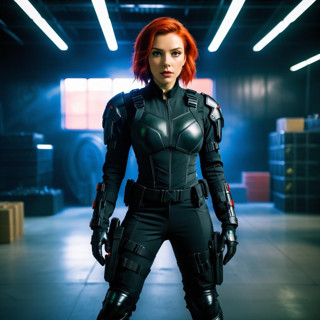 Scarlett Johansson as Black Widow Portrait