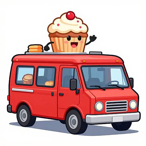 Vibrant Cartoon Andy's Treat Truck