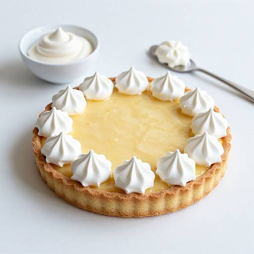 Elegant Lemon Curd Tart with Meringue