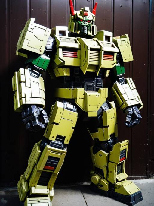 Man in Realistic Devastator G1 Cosplay Costume