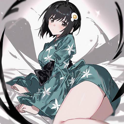 Illustration of Araragi tsukihi, monogatari (series) in the style of Aogisa