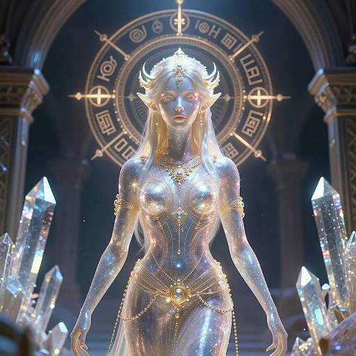 Arcane Automaton Oracle of Crystalline Isles