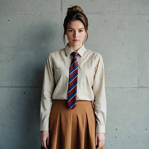 Young Woman in Designer Work Clothes