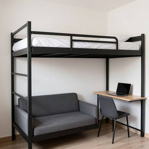 Minimalist Loft Hostel Room