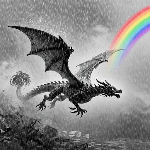 Sonar Dragon Sailing the Skies