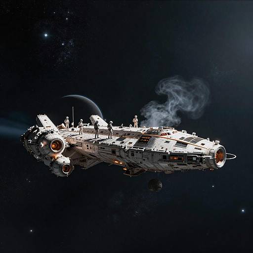 Epic Space Adventure with Alien Explorers