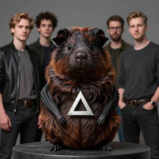 Wrinkled Bat Guineapig Portrait