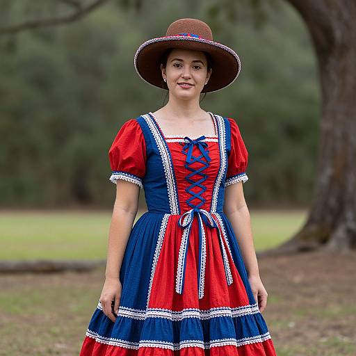 Australian Culture Woman in Costume