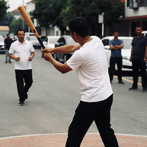 Dynamic Urban Scene with Action Shot