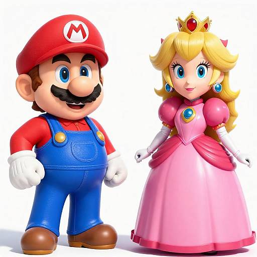 Mario and Princess Peach Cosplay