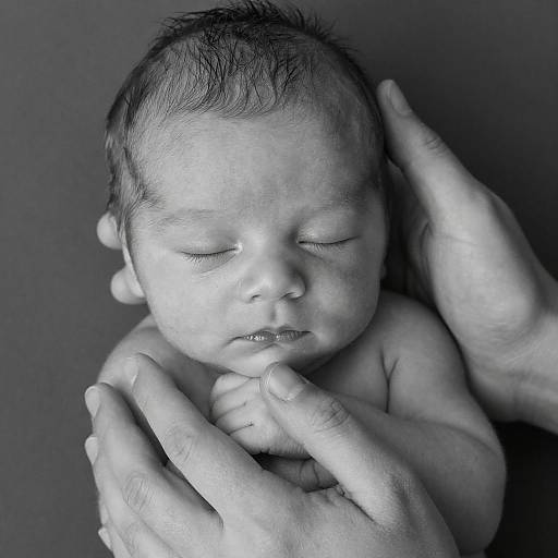 Tender Moments: Newborn in Gentle Hands
