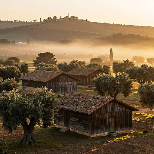 Sunrise Over Salinas Historic Farmstead