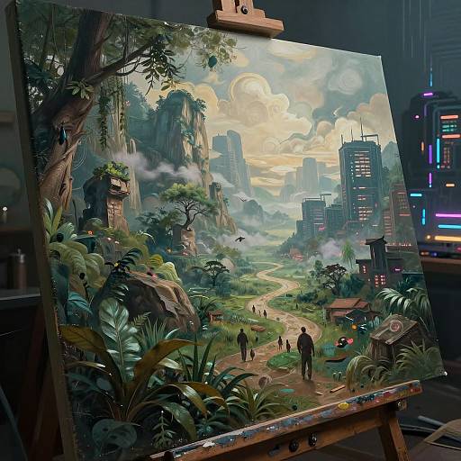 AI Outpainting: From Canvas to Infinite Realms