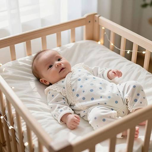 Adorable Newborn in Cozy Night Suit