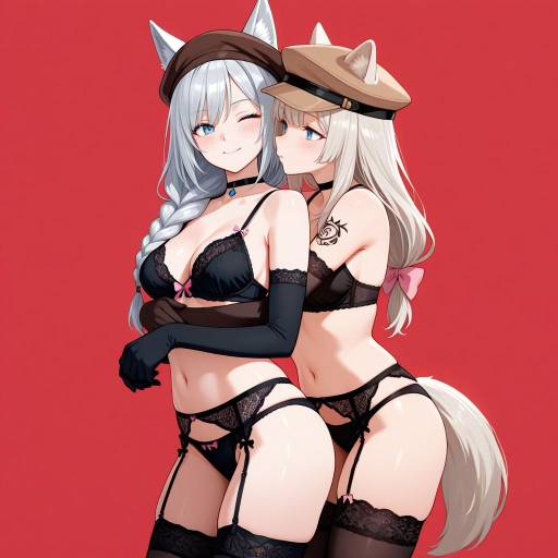 Intimate Cowboy Shot with Two Girls Intimate Cowboy Shot with Two Girls