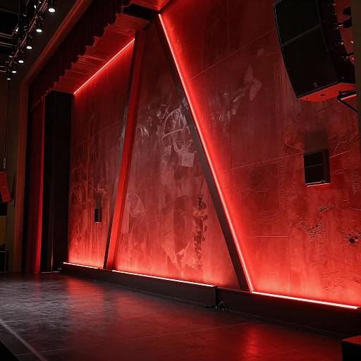 Hyperrealistic Backstage Concert Scene