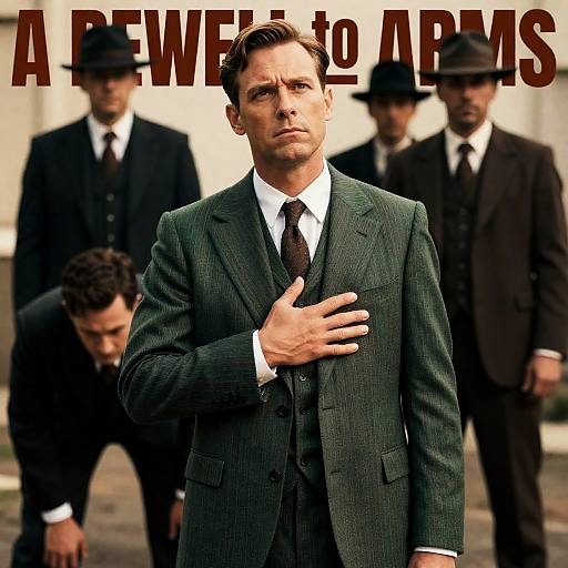 Intense Movie Poster with Striking Characters