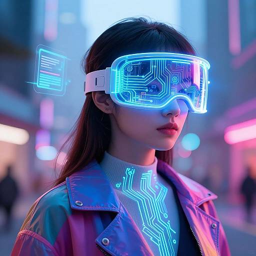 Advanced AI Wearable Cyber Fashion