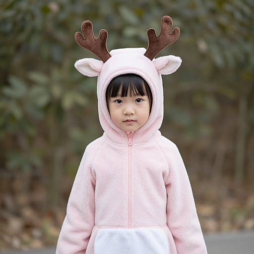 Pink Deer Girl Costume Design