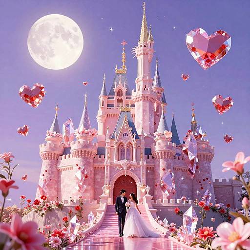Valentine’s Day Crystal Castle Fantasy
