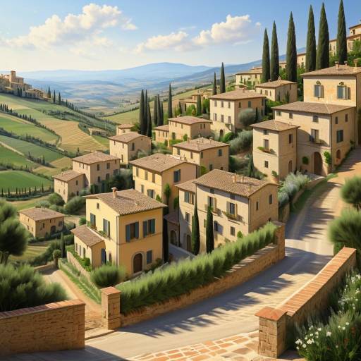 Tuscany Village Landscape