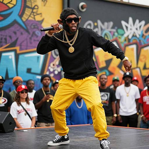 Monkey Rapper on Urban Stage