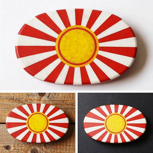 Sunburst Wooden Art Collage