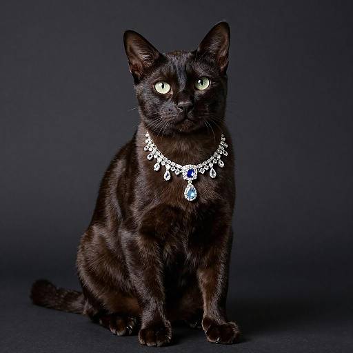 Elegant Suphalak Cat Portrait in Luxury